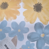 Wandtattoo blaue und gelbe Blumen für das Kinderzimmer