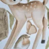 Wandtattoo - Freunde im Wald, Textil, Wiederverwendbar – Bild 2